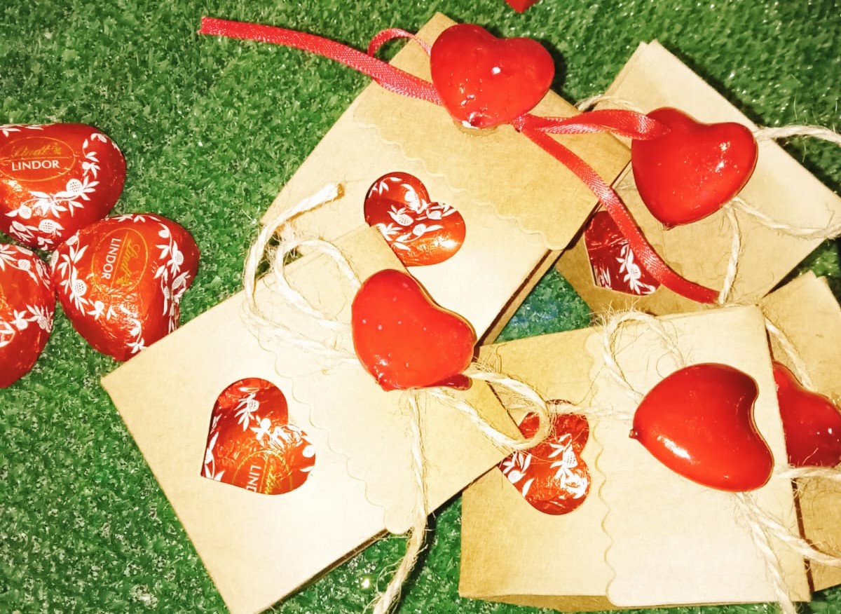 Scatolina con 2 cuori Lindt